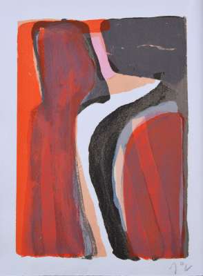 In their voices, the waters (Lithograph) - Bram   VAN VELDE