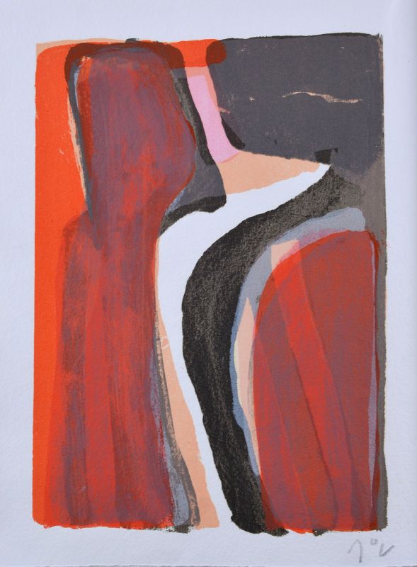 En sus voces, las aguas (Litografía) - Bram   VAN VELDE