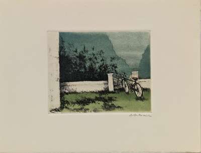 Carte de Voeux - Galerie Michel (Paris) (Eau-forte et aquatinte) - Annapia ANTONINI
