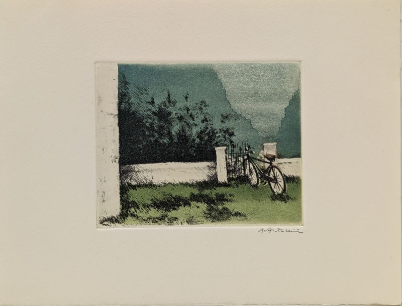 Carte de Voeux - Galerie Michel (Paris) (Eau-forte et aquatinte) - Annapia ANTONINI