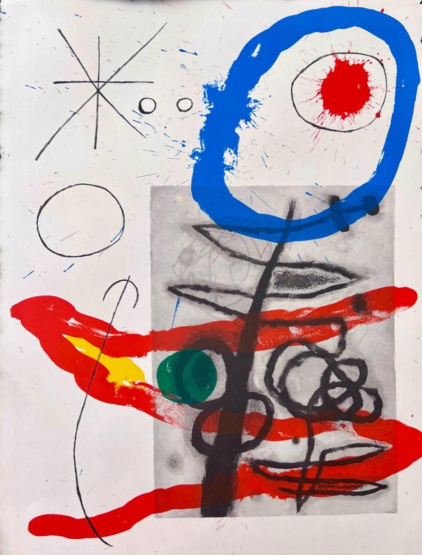 Derri&egrave;re le Miroir (Lithographie) - Joan  MIRO