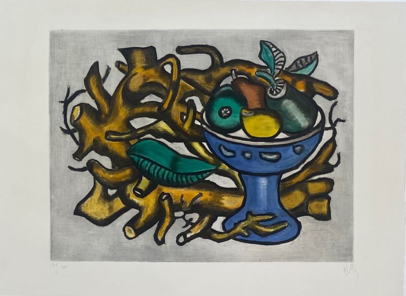 Le compotier (Eau-forte et aquatinte) - Fernand LEGER