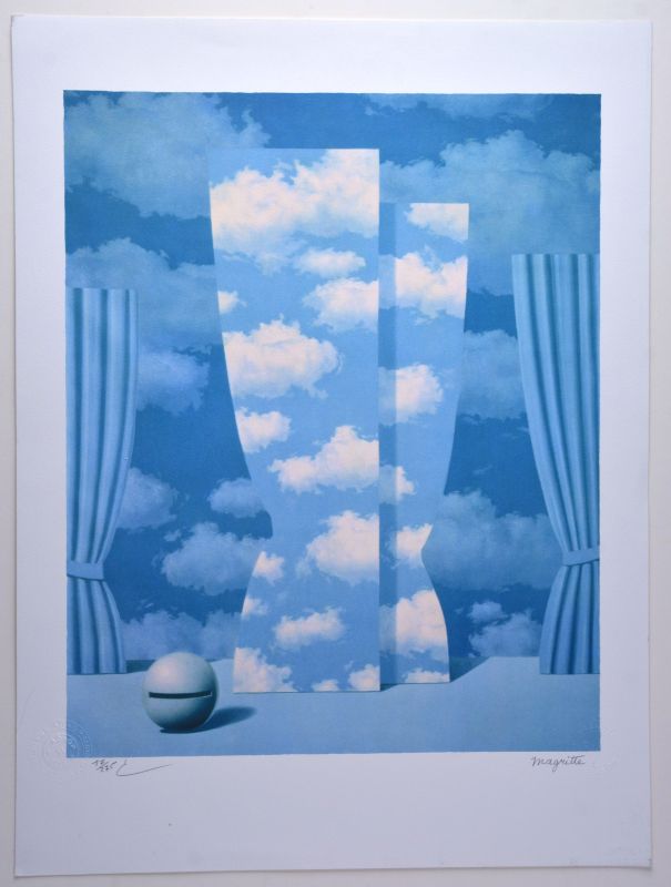 La Peine Perdue (Farblithographie) - René MAGRITTE
