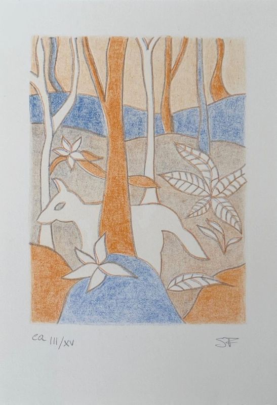 Phénomènes I (Lithographie) - Sara FRATINI