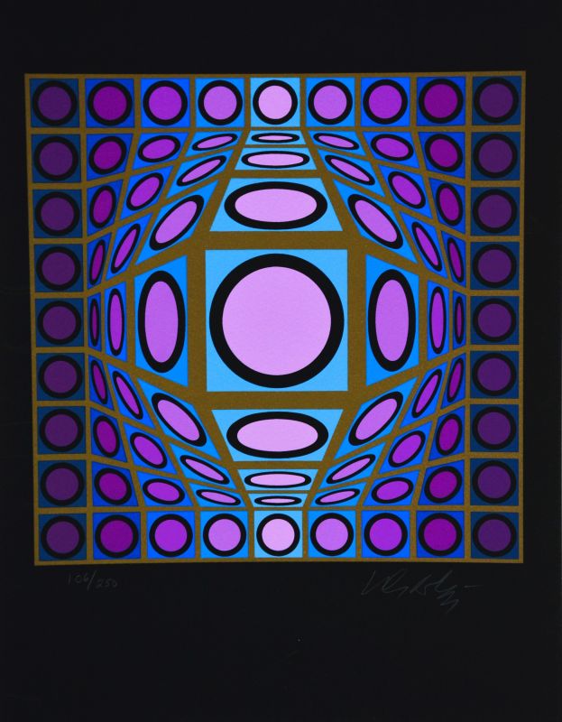 Microcosmos (Silkscreen) - Victor  VASARELY