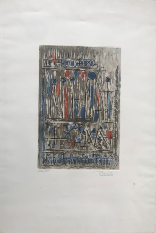 Composition (Gravure) - Roger BISSIERE