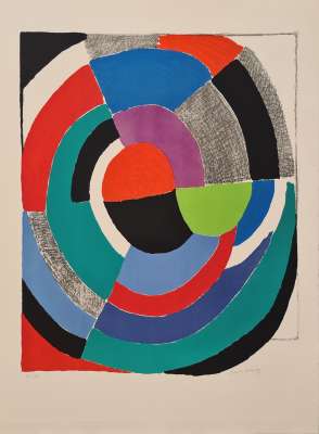 Rose des vents (Lithograph) - Sonia DELAUNAY-TERK