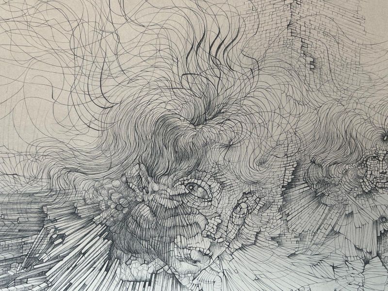 L'Incendie (Aquatinte) - Hans BELLMER