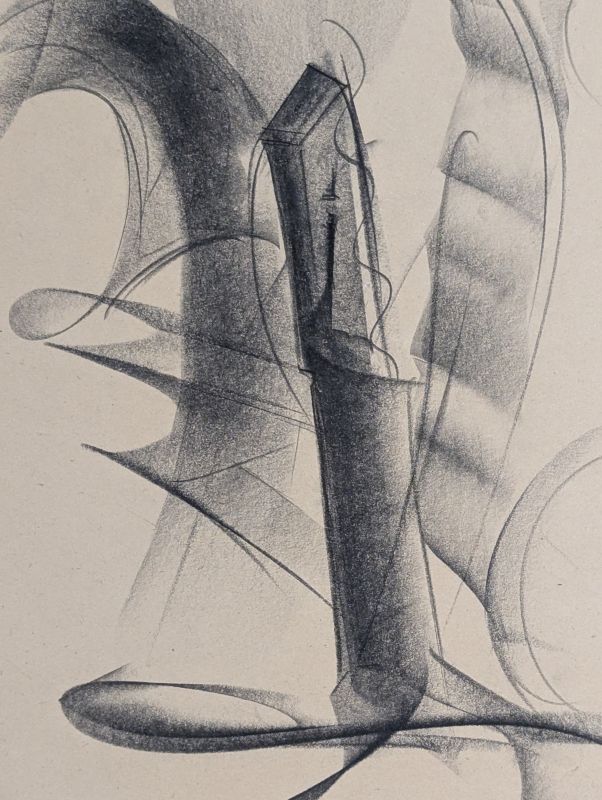 Sans titre (Fusain (moderne)) - Jean-Gabriel CHAUVIN