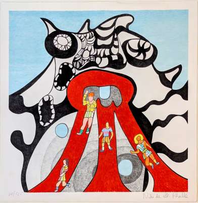 Le Golem - Jerusalem (Litografía) - Niki DE SAINT PHALLE
