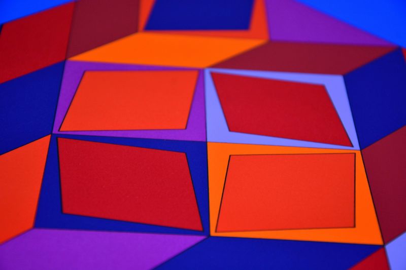 Microcosmos (Silkscreen) - Victor  VASARELY