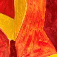 Composition orange L51 (Technique mixte (moderne)) — Serge POLIAKOFF