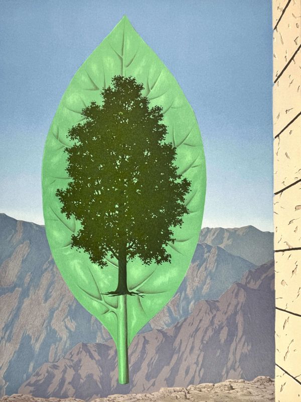 Le dernier cri (Farblithographie) — René MAGRITTE — Detailansicht