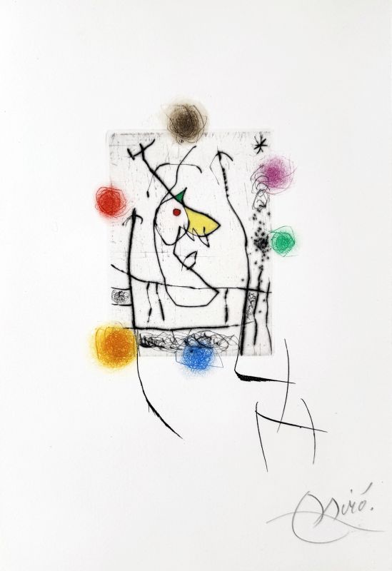 Miranda (Radierung) - Joan  MIRO