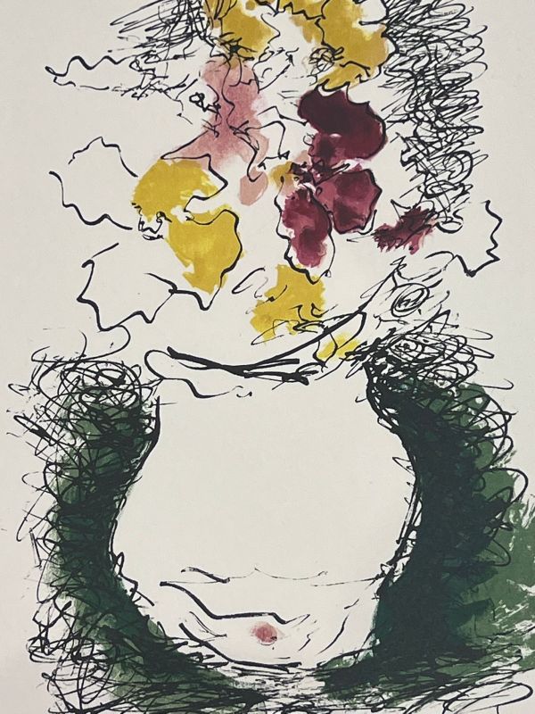 Le Bouquet (Litografía) - Georges BRAQUE