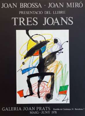 Tres Joans (Plakat) - Joan  MIRO