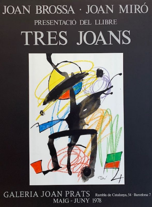 Tres Joans (Plakat) - Joan  MIRO