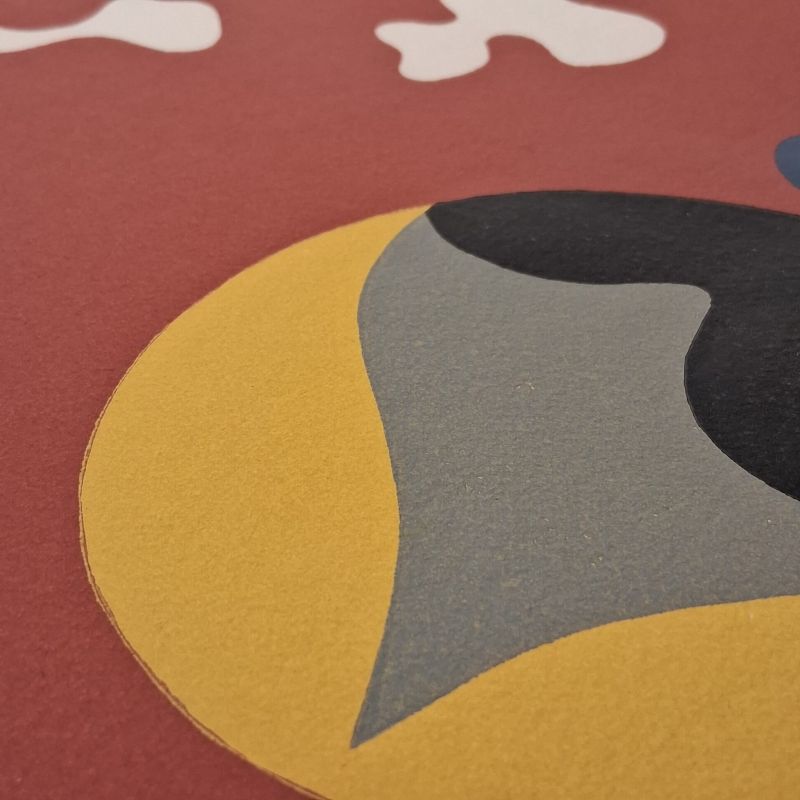 Soleil recerclé (Wood engraving) - Hans ARP