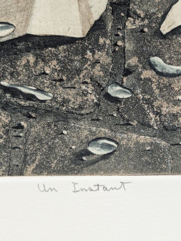 ASADA Hiroshi (1931-1997) // Un Instant (Aguatinta) -  Artistes Divers