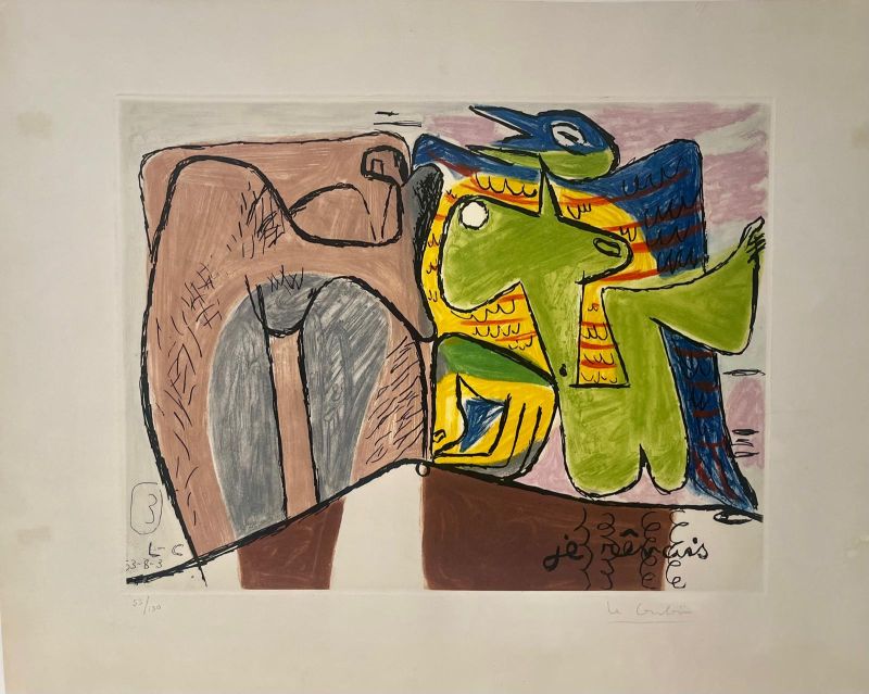 Unité, Planche 3 (Etching and aquatint) -  LE CORBUSIER