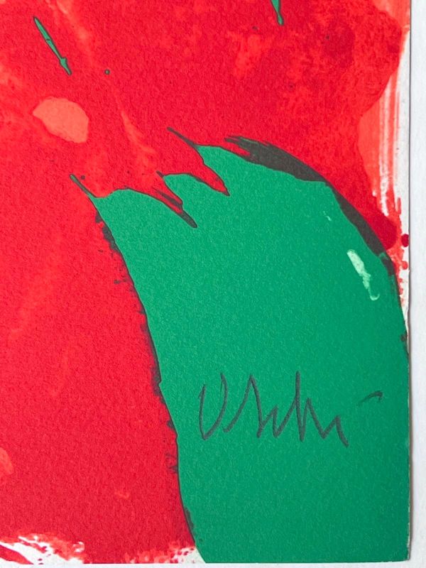Xian rouge et orange (Litografía) - Olivier DEBRE