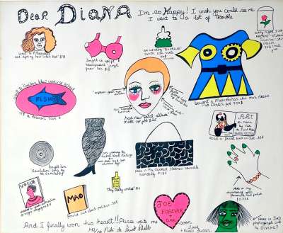 Dear Diana (Siebdruck) - Niki DE SAINT PHALLE