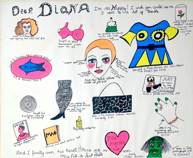 Dear Diana (Siebdruck) - Niki DE SAINT PHALLE