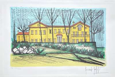 Domaine de la Baume (Lithographie) - Bernard BUFFET