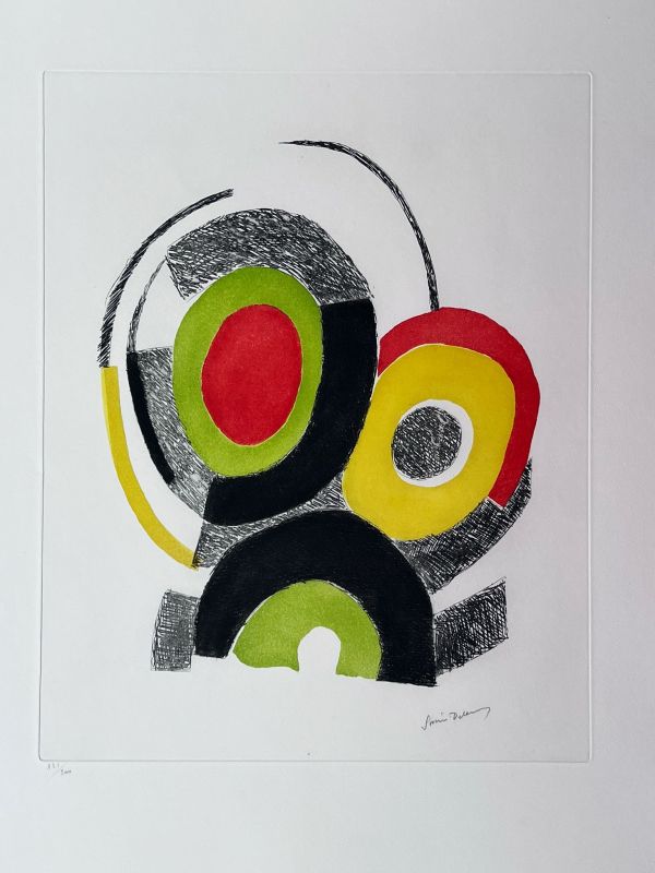 Les illuminations de Rimbaud (Radierung und Aquatinta) - Sonia DELAUNAY