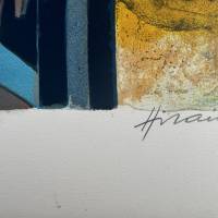 Camille Hilaire (1916-2004) // Nus sur le transat (Lithographie) — Artistes Divers