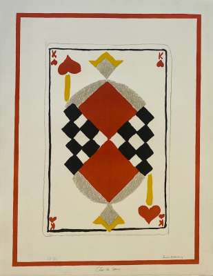 King of hearts (Lithograph) - Sonia DELAUNAY-TERK