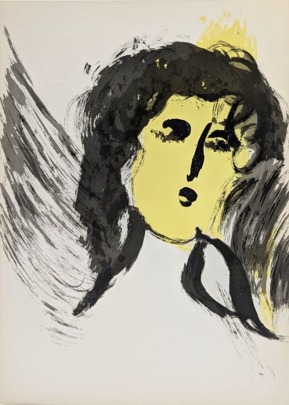 The Angel (Lithograph) - Marc CHAGALL
