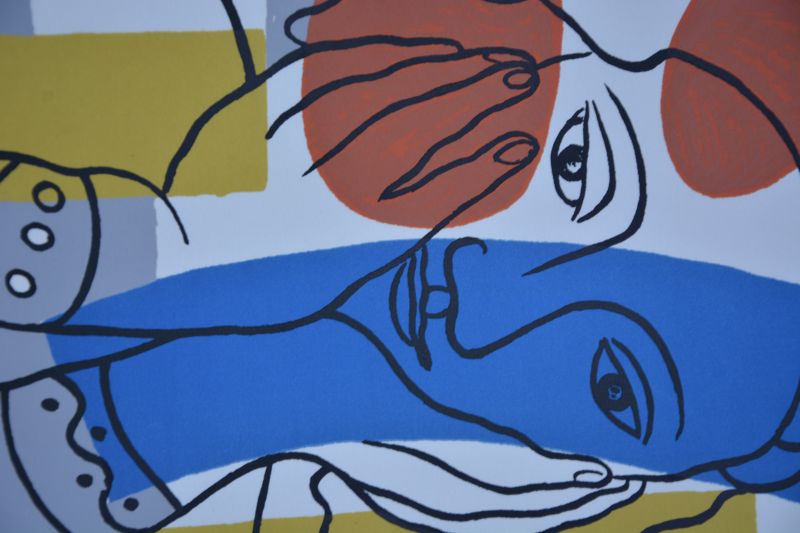 Porträt einer Frau (Siebdruck) - Fernand LEGER