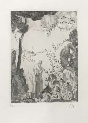 Les amoureux du bord de l'eau (Stich) - Jean Emile LABOUREUR