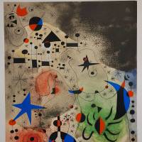 L'oiseau migrateur (Constellations) (Pochoir) — Joan MIRO — Avec marges