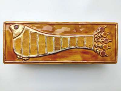 Kasten Vogel bronze (Keramik) - Mithé ESPELT