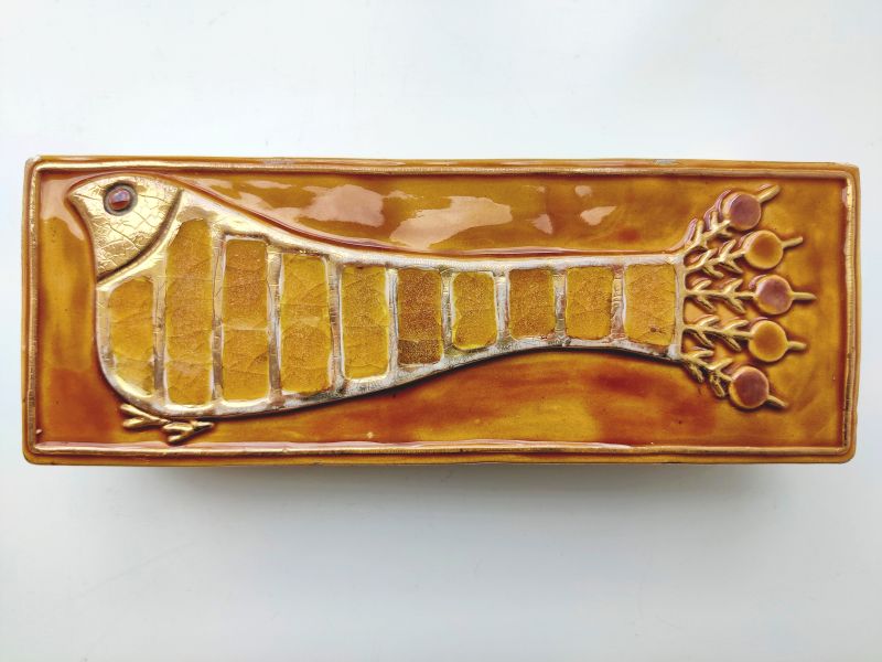 Kasten Vogel bronze (Keramik) - Mithé ESPELT