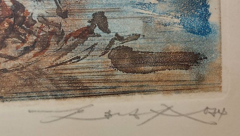 Sans titre (Etching and aquatint) - Wou-ki  ZAO