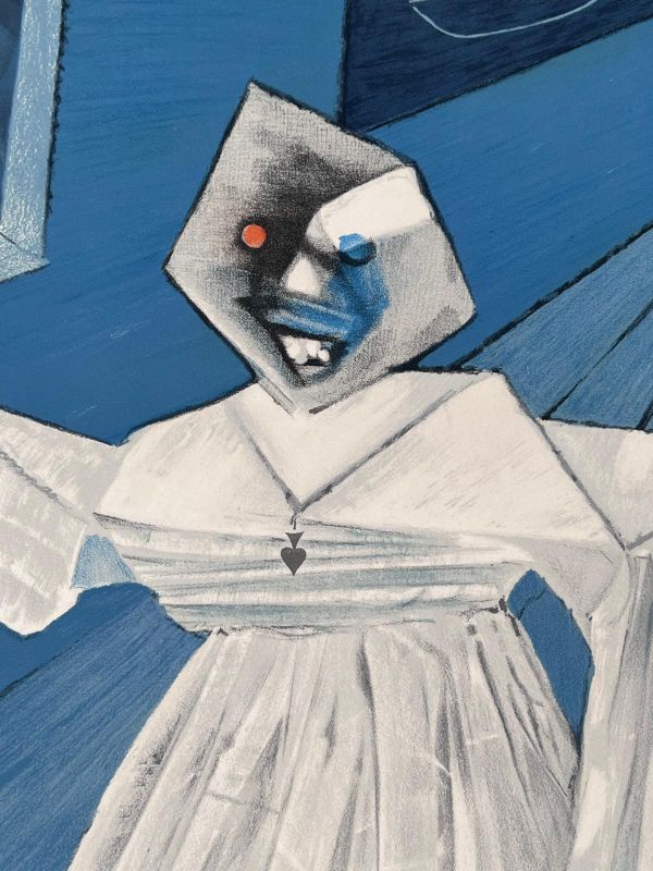 Sign for a School for Pirates (Litografía) - Max ERNST