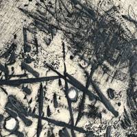 Julius BALTAZAR (1949) // Paysage abstrait (Gravure) — Artistes Divers