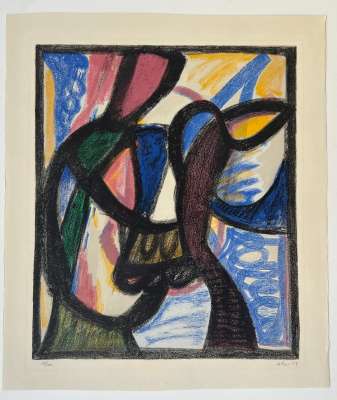 Sagitario (Litografía) - Jean-Michel ATLAN