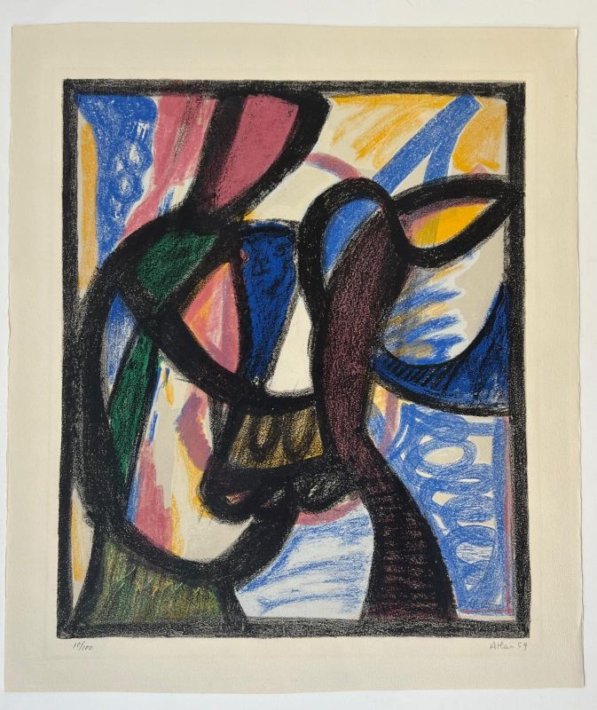 Sagittaire (Lithographie) - Jean-Michel ATLAN