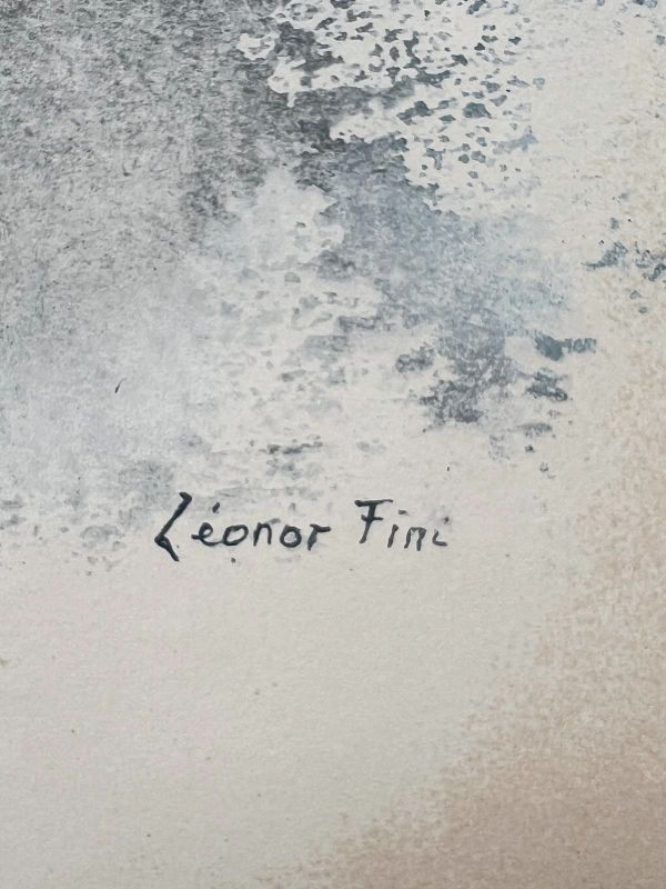 Léonor Fini (1907-1996) // Portrait d'une jeune fille (Eau-forte et aquatinte) — Artistes Divers