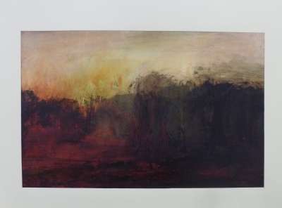 Eruption (Huile sur papier (contemporain)) - Véronique NEROU