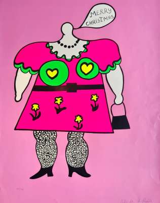 Merry Christmas (Serigrafía) - Niki DE SAINT PHALLE