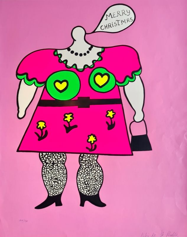 Merry Christmas (Serigrafía) - Niki DE SAINT PHALLE