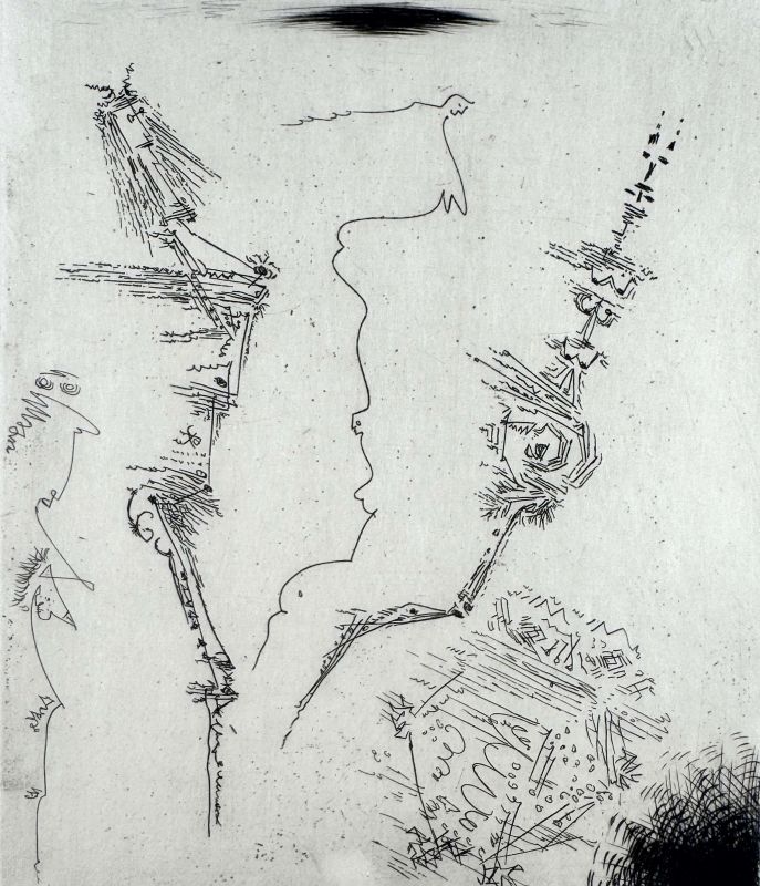 Pour Saint-Pol Roux (Eau-forte et aquatinte) - André  MASSON