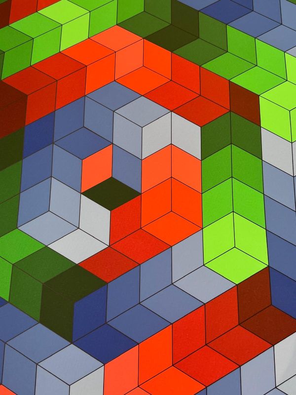 Tsiga (Serigrafía) - Victor  VASARELY