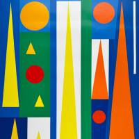Mittag (Siebdruck) — Auguste HERBIN — Detailansicht