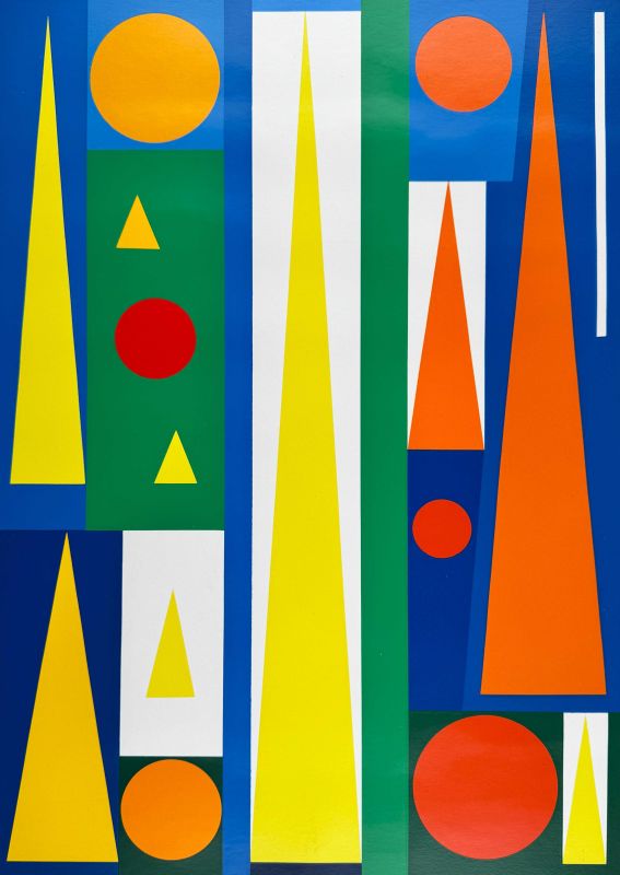 Mittag (Siebdruck) — Auguste HERBIN — Detailansicht